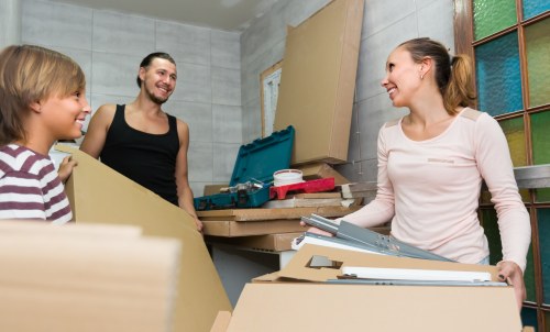 Furniture pick-up service for a Bayswater home with bulky items ready for collection