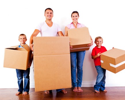 House movers in Bayswater carrying boxes and furniture with care