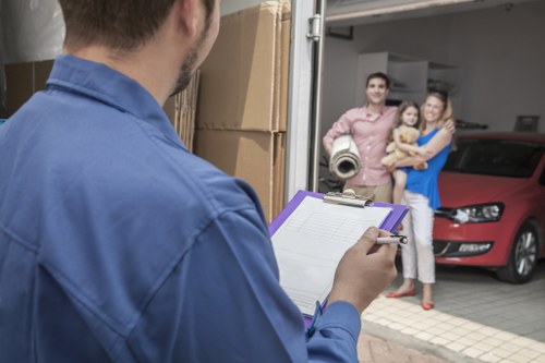 Packed removal van ready for urgent Bayswater relocation
