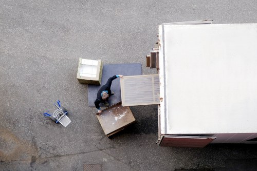 Secure Bayswater storage spaces with organized shelving and boxes