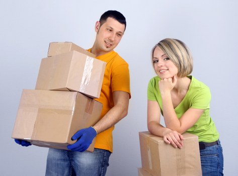 Organized boxes prepared for apartment packing in Bayswater