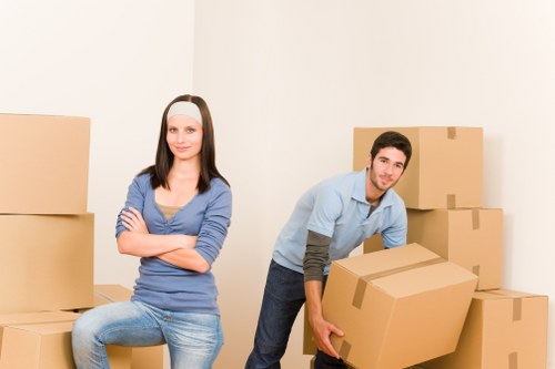 Fragile household items carefully wrapped for a Bayswater relocation