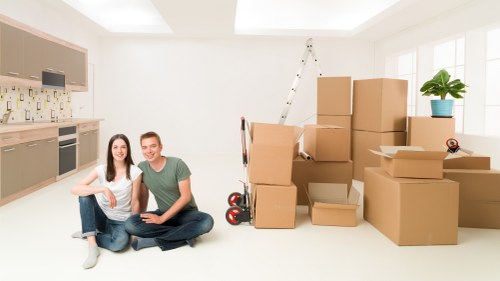 Packed moving truck loaded for a Bayswater home move