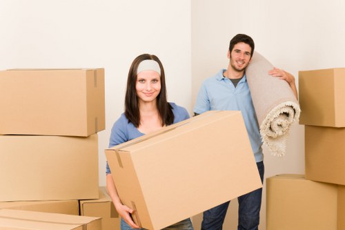 Preparation checklist and packing boxes for a Bayswater home move