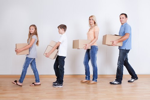 Professional man and van transport in central London Bayswater